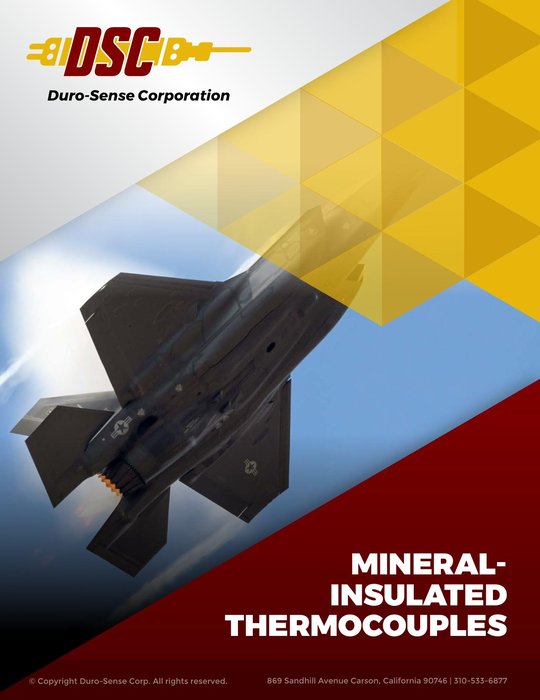 Mineral Insulated &ldquo;Sheath-Pak&rdquo; Thermocouples