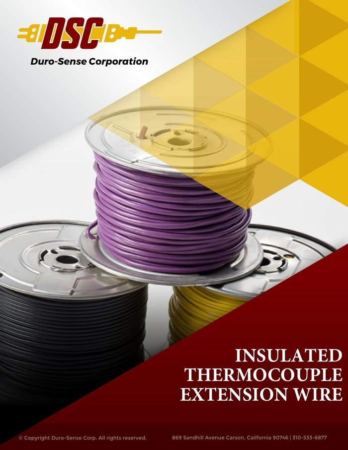 Insulated Thermocouple Extension Wire