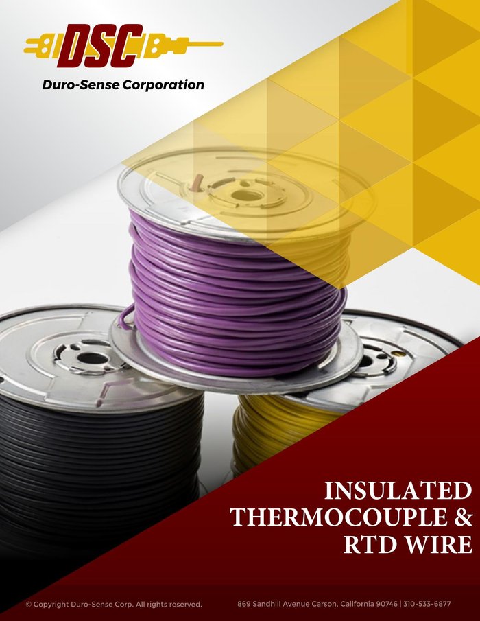 Insulated Thermocouple & RTD Wire